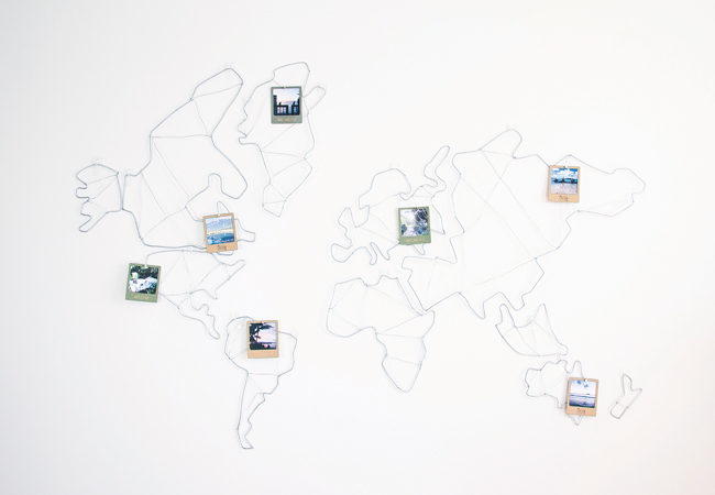 The Dream Map with photo frames