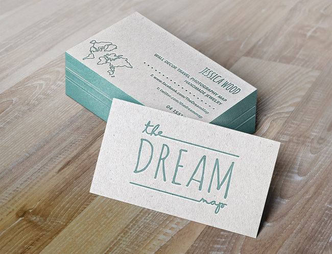 Letterpress Business Cards